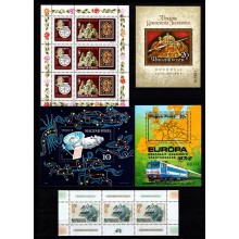 Ungarn - Flotte Miniark - Samling af 10 forskellige ark.